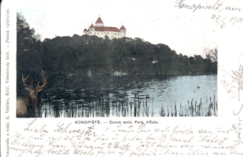 Zámek Konopiště 1900 95 001 ●